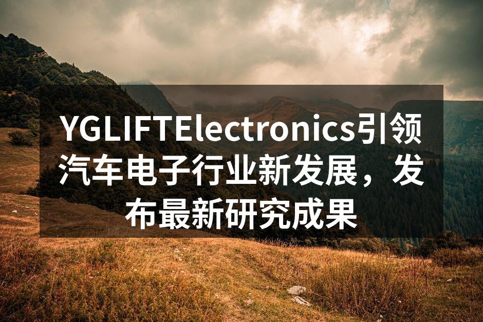 YGLIFTElectronics最新智能驾驶辅助系统